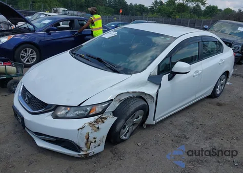 2013 Honda Civic Lx z USA, uszkodzony, nr VIN 2HGFB2F54DH579788